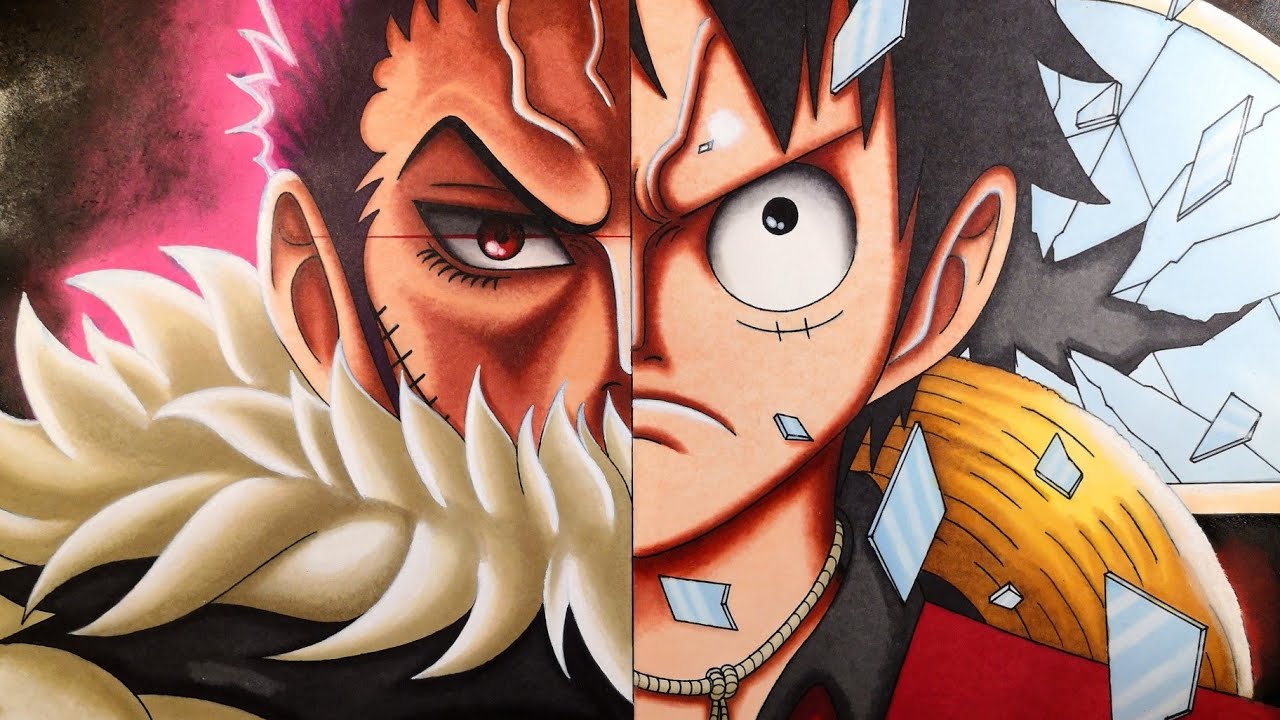 Cách vẽ luffy vs katakuri đầy cảm hứng và phong cách chuyên nghiệp