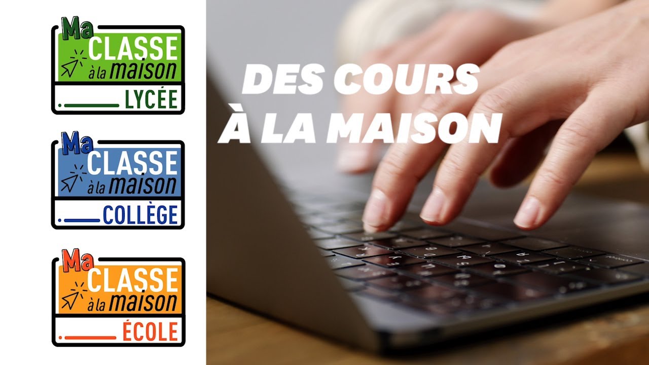 Comment la plateforme "Ma classe à la maison" fonctionne - YouTube