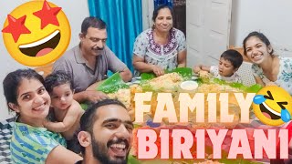 എല്ലാരും കൂടെ ഒരു കിടിലൻ ബിരിയാണി? | Making Biriyani Family Vlog | Ok Ponmani