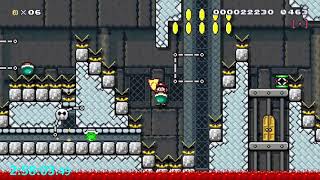Super Mario Maker - Hard Blind Kaizo Race #161: muncher manor #race