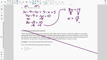 Lesson 1.1: Powers, Simplifying Expressions, Solving Equations (Video Lesson, Part 2)