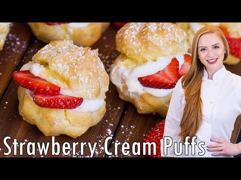Video: How To Bake Strawberry Puffs