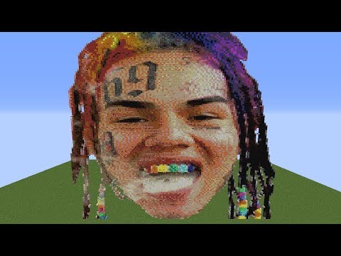Minecraft ► 6ix9ine : Daniel Hernandez ║ Pixel Art ║ Time Lapse ║ 13880 Blocks ║ HD 1080p