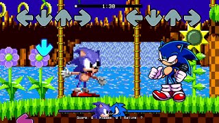 Friday Night Funkin: Sonic VS Dorkly Sonic but it's Sonic 1