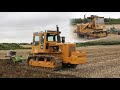 Ploughing with 1984 cat d6d sa vhp  8f dowdeswell dp1  subsoiling with cat d6d and cousins vform