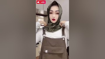 Full Coverage Schools Hijab Style, Modest Hijab Style | How to wrap hijab #hijabstyle #hijabtutorial