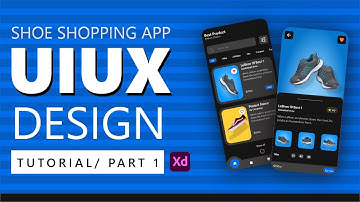 Shoe Shopping   App UI UX Design In  Adobe XD  | #Part-1|   | #AppUI  #UIUXDesign