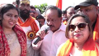 Dr Harsh Vardhan addresses participants of Hindu Chetna bike rally screenshot 2