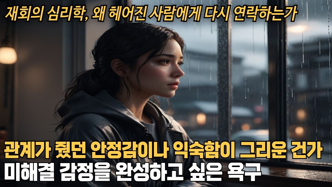 재회의 심리학, 왜 헤어진 사람에게 다시 연락하는가