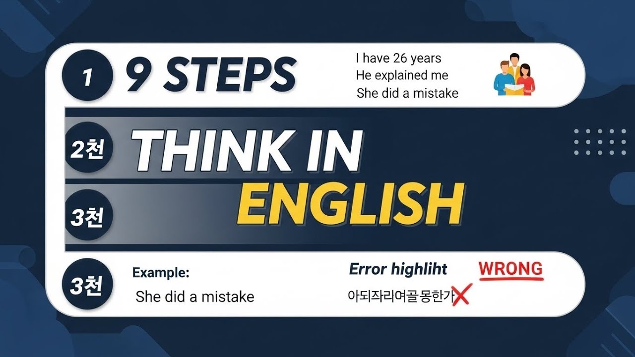Think in English Without Translating: 9 Steps to Stop Head Translation & Speak Fluently