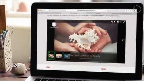 Demo video of shoppable contents on a Shopify storefront using Zination Lookbook