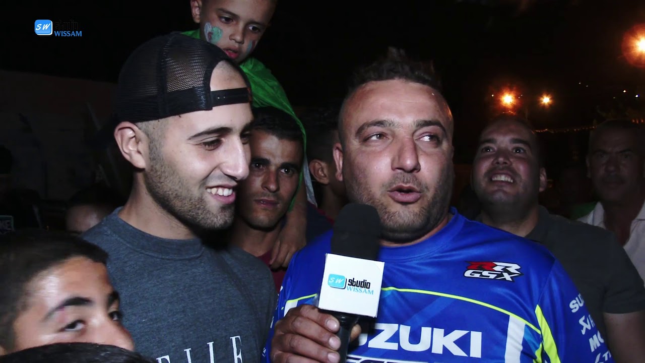 شاهد فرحة سكان بلدية حامة بوزيان بتتويج المنتخب الوطني 