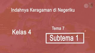 Latihan Soal Kelas 4 Tema 7 Subtema 1 (Indahnya Keragaman di Negeriku)