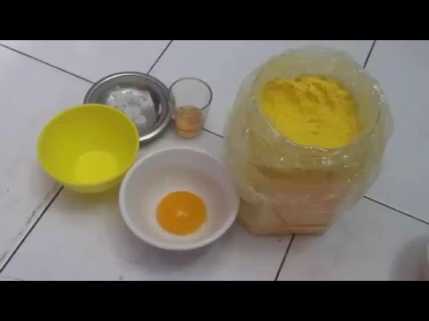 Tinh bột nghệ -Trắng da bằng tinh bột nghệ và trứng gà part 1