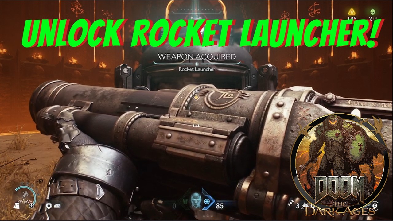 Unlock Rocketship How to unlock Rocket Launcher location in Doom the Dark Ages! - YouTube
