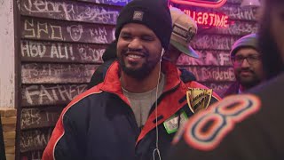 The Weiner's Circle hosts Caleb Williams look-alike contest