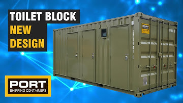 Ablution Block with Skylight - Port Shipping Containers