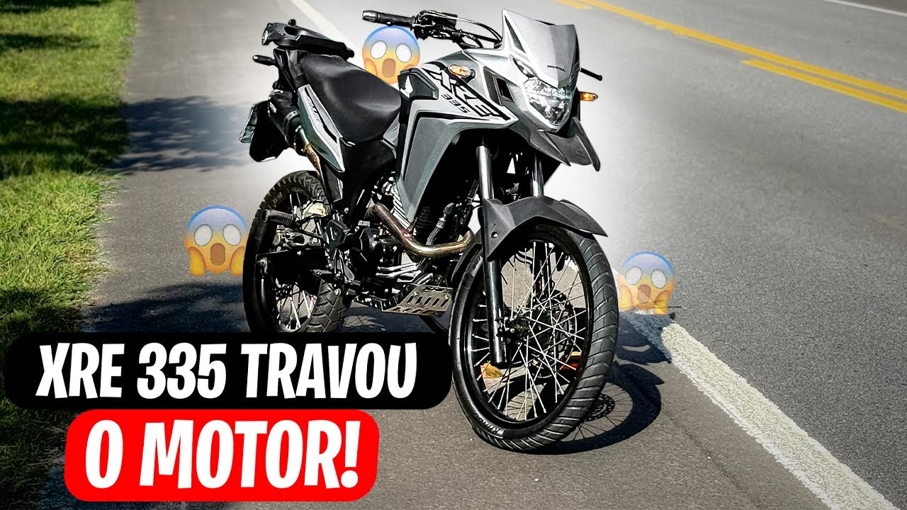 DEU RUIM NO MEIO DO TESTE DE VELOCIDADE DA XRE 335CC