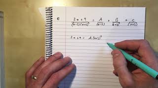 5  Partial Fractions and Repeated Fractions Chapter 1 section 4 Edexcel Pure A Level