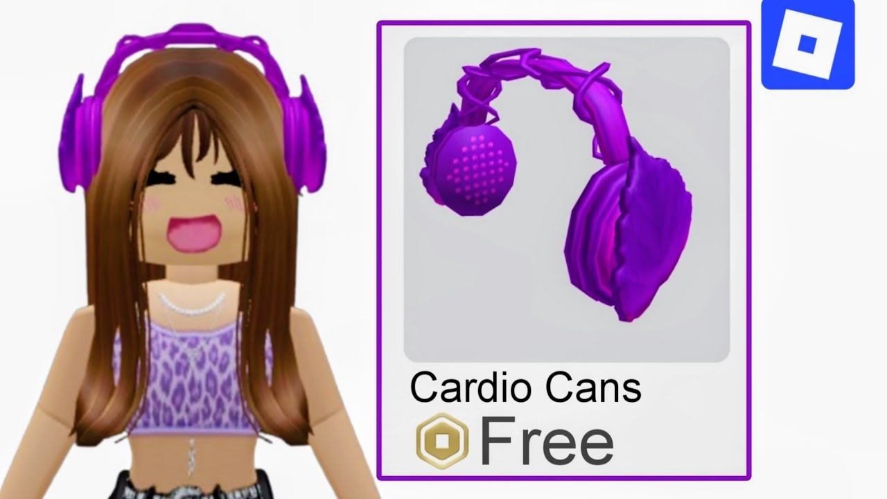 FREE HEADPHONES! 🎧💜 The Easiest Free Item on Roblox (Cardio Cans Code)