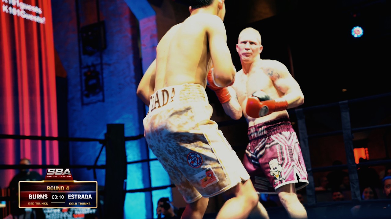 Fernando Estrada vs Clay Burns | Full Fight | Super Lightweight | LAMBIV Promotion | SBA Productions