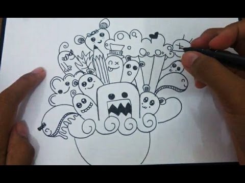 Image for doodle art easy youtube