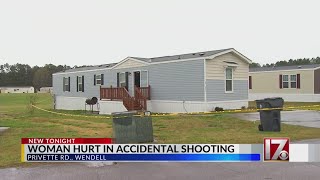 Woman shot when youth fires gun through wall of home near Wendell, Wake County deputies say