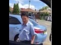 Angry chinese on parking