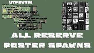 ALL POSTER SPAWN LOCATIONS ON RESERVE - Escape from Tarkov - utPEWtin - #EFT