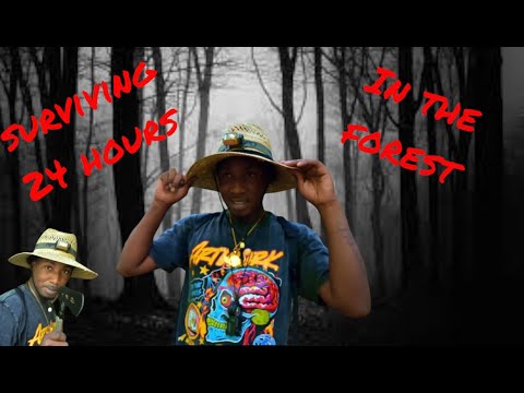 SURVIVING 24 HOURS IN THE FOREST - YouTube