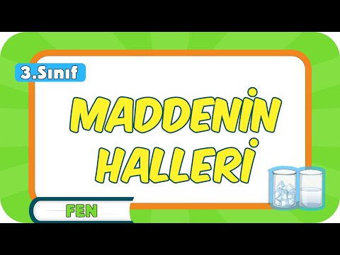 Maddenin Halleri 📗 3.Sınıf Fen #2024