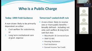 Breakfast on Benefits: The Impact of 'Public Charge' on Immigrant Families