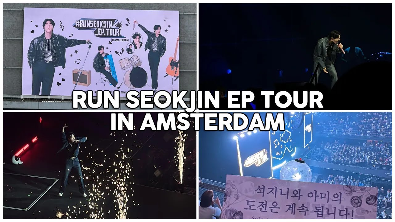 RUN SEOKJIN EP. TOUR IN AMSTERDAM | DAY 1+2 VLOG