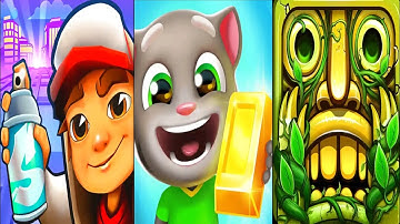 Subway Surfers, Talking Tom Gold Run, Temple Run 2 | Gameplay Walkthrough (Android,IOS) 