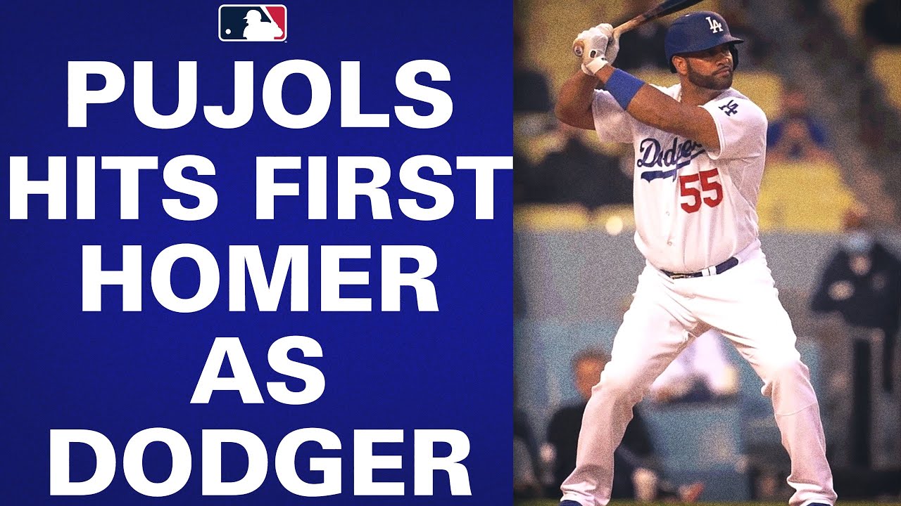Albert Pujols hits first home run as a Dodger! (His 668th career homer!) 
