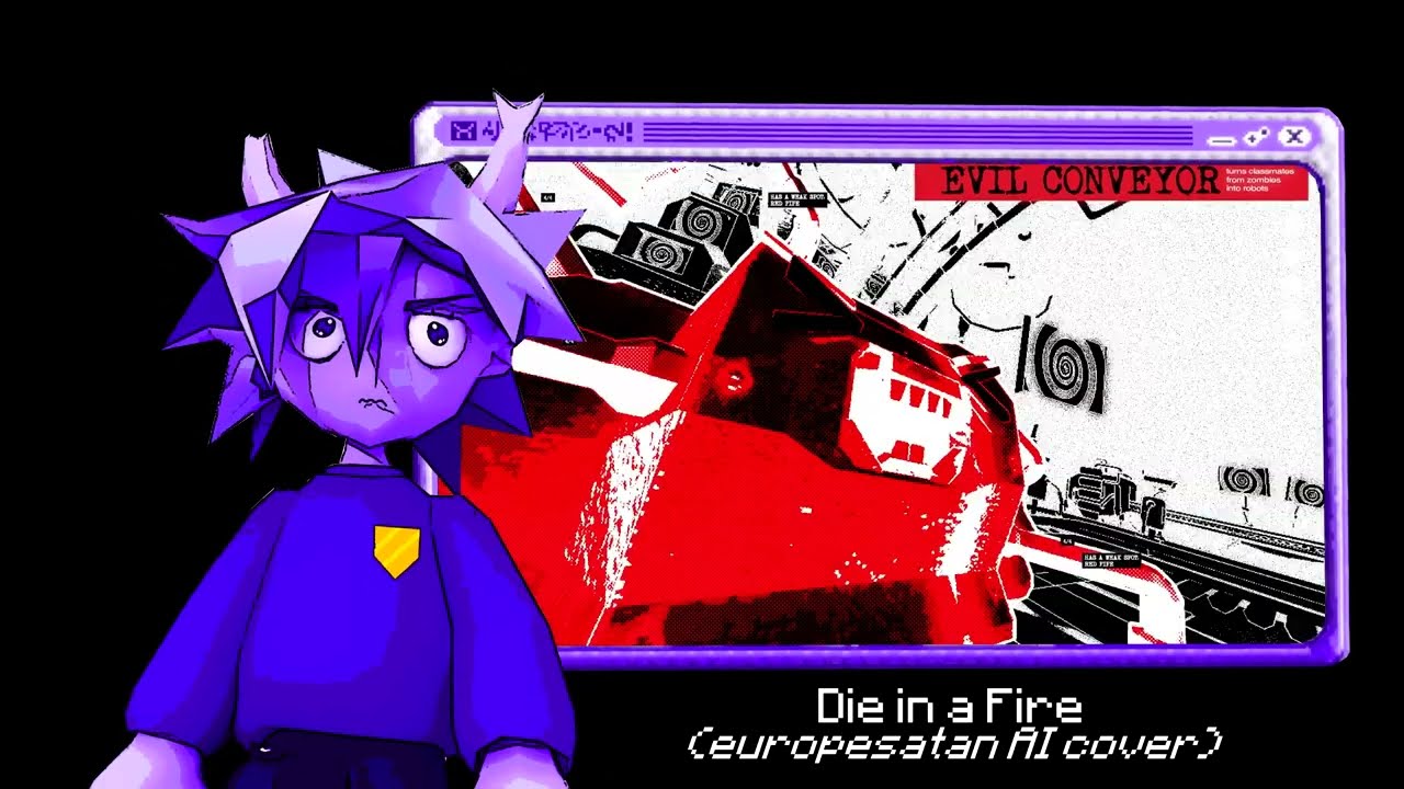 The Living Tombstone - Die in A Fire (RUS) (europesatan AI cover)