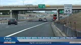 Portion of MoPac express lane opens to drivers