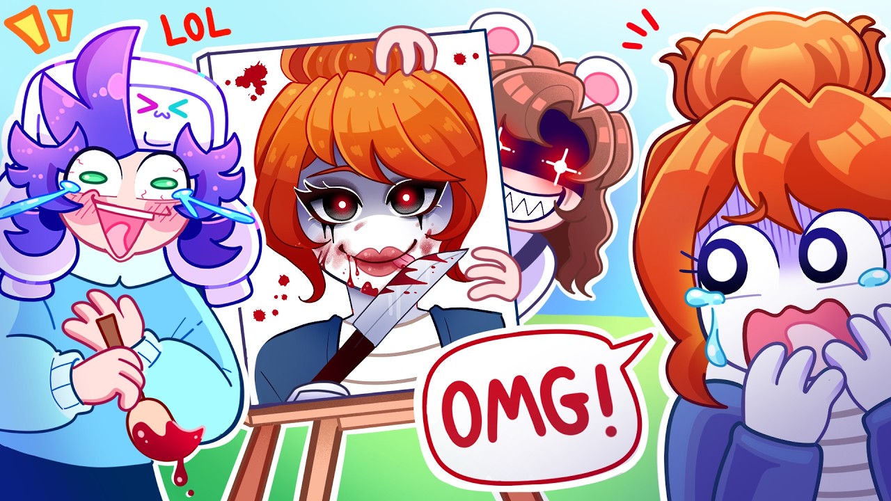 SCARING KIDS IN ROBLOX DRAW ME...(ft. PolarCub)