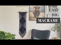 EASY MACRAME WALL HANGING | Tutorial for beginners