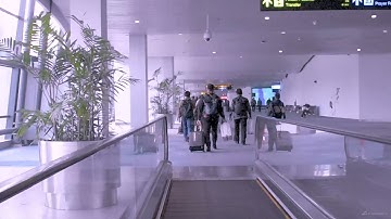 Ambience | Afternoon Walk at Soekarno-Hatta International Airport Jakarta Terminal 3 Arrival Area