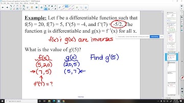 Calc AB Section 3.2 (Part 1) Video 2