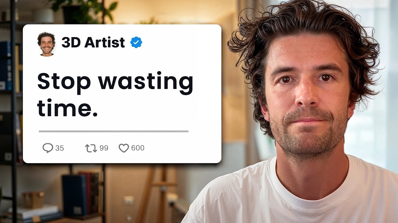 Я поговорил с тысячей 3D-художников. Не совершайте этих ошибок…