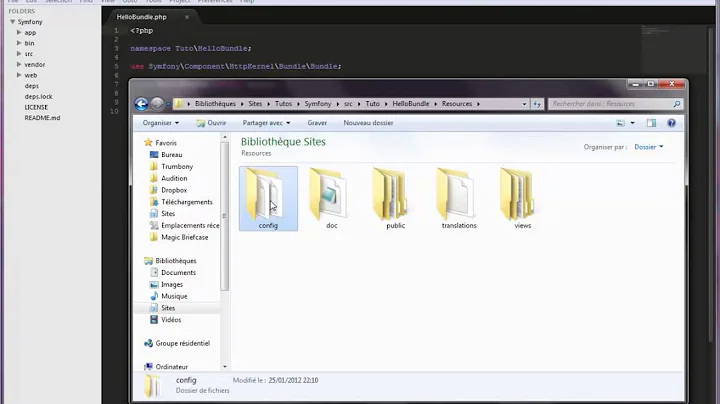 Symfony 2 Tutorial - The Bundles
