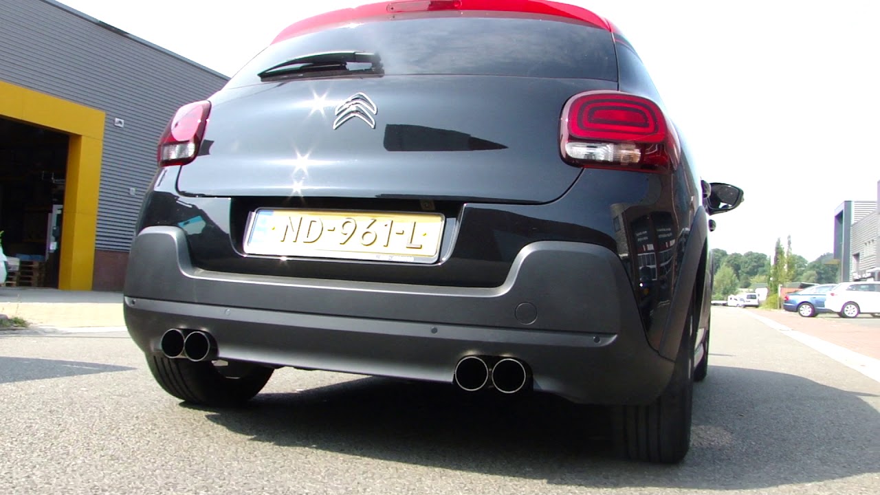 CITROEN C3 1 2 DUPLEX EXHAUST SOUND SYSTEM SPORTUITLAAT UITLAAT by