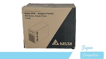 Delta 3 KVA INX Single Phase Ups - Amplon Family | Siyan Computers