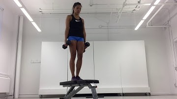 Dumbbell Side Step Up Demo