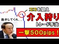 一撃500pips!為替介入を利益に変える、介入狩りトレード手法について徹底解説。