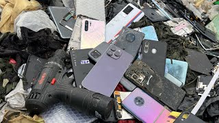 Big Lucky !  Found iPhone 14 Pro Max  Money And Many Phones In Trash Near The Road !