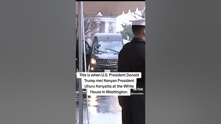 SEE HOW UHURU KENYATTA ARRIVED TO MEET TRUMP #railaodinga #uhurukenyatta #gachagua #ruto #citizentv