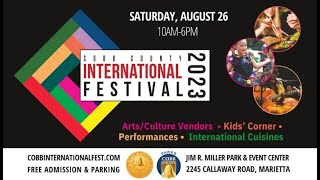 Come join us at the Cobb International Festival in 2023!